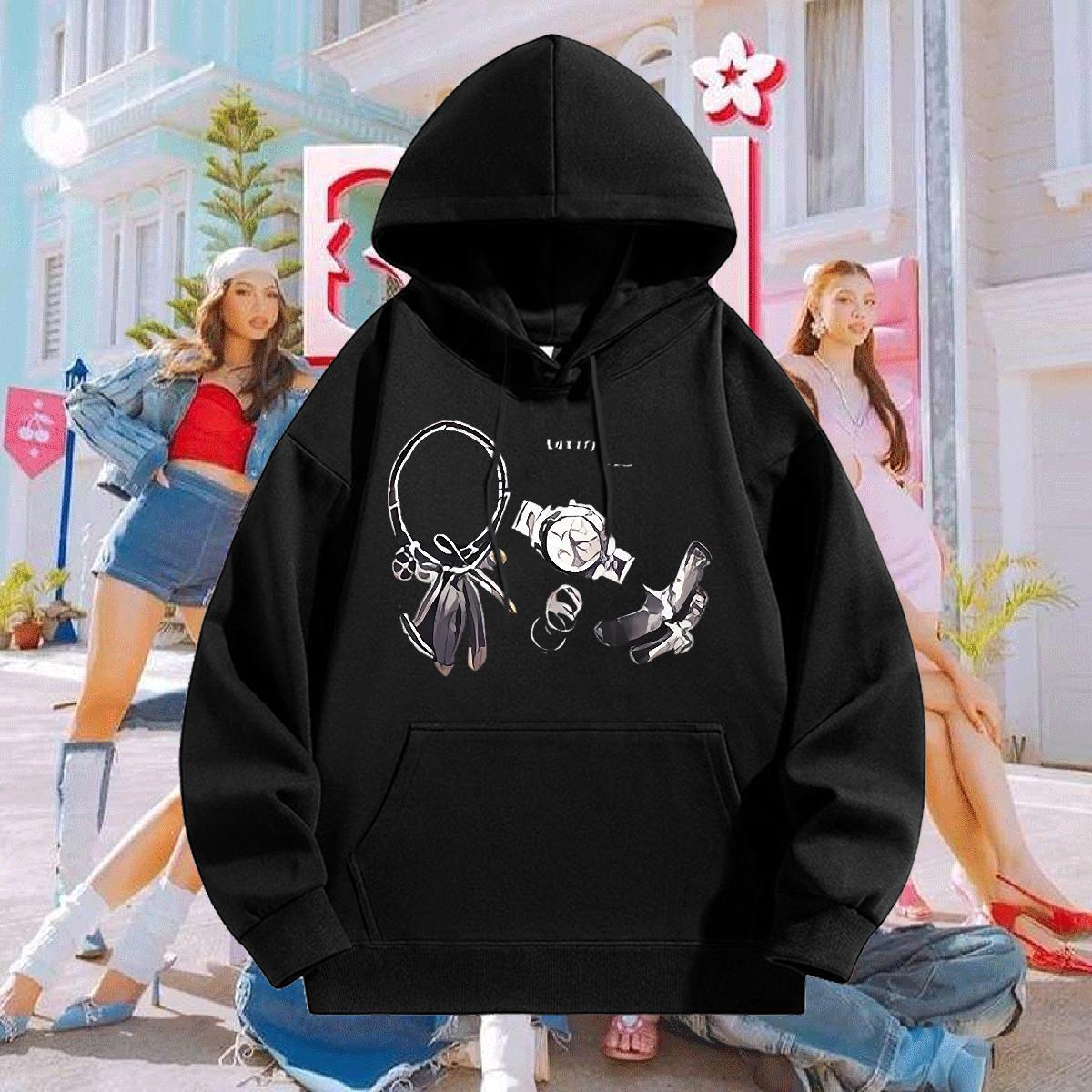 2024 Designer Hooded Sweatshirt Long Sleeve Drawstring Brand Hoodie Pullover US Plus Size Tops Pullover Hoodie Outdoor Tech Fleece
