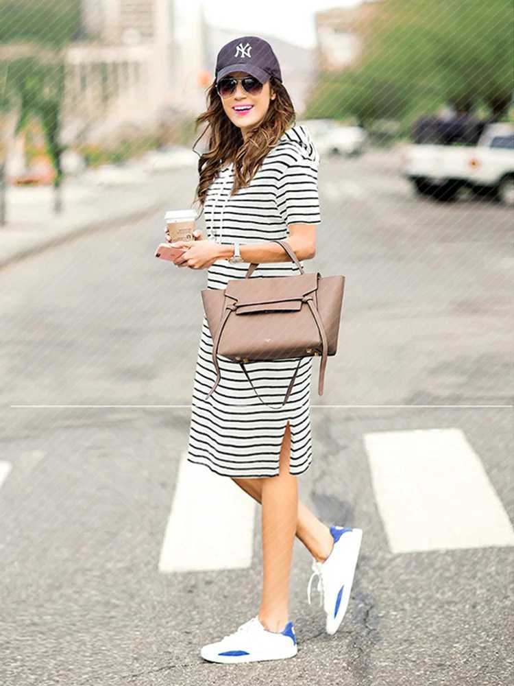 Womens summer casual striped maternity dress short sleeved knee length maternity dress session pleated baby shower pink W241026