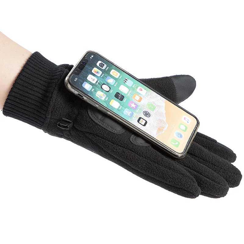 Winter mens Gs polar wool thick womens cycling sports driving waterproof anti slip touch screen motorcycle Gs W241026