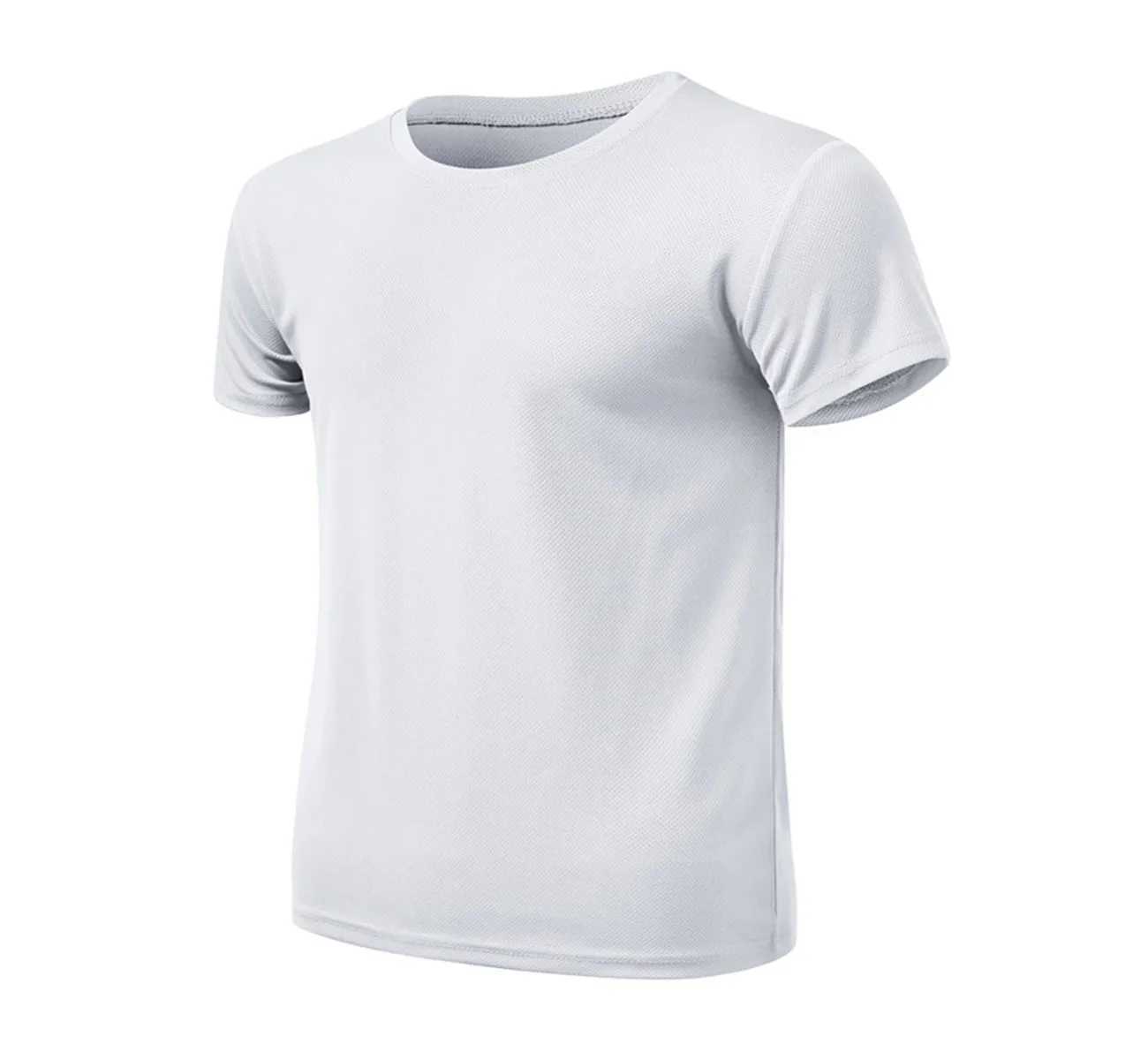 2023 Short Sleved Mens Running Shirt Sports Shirt Mens Sports Shirt Work Neck Breathable T-shirt W241026