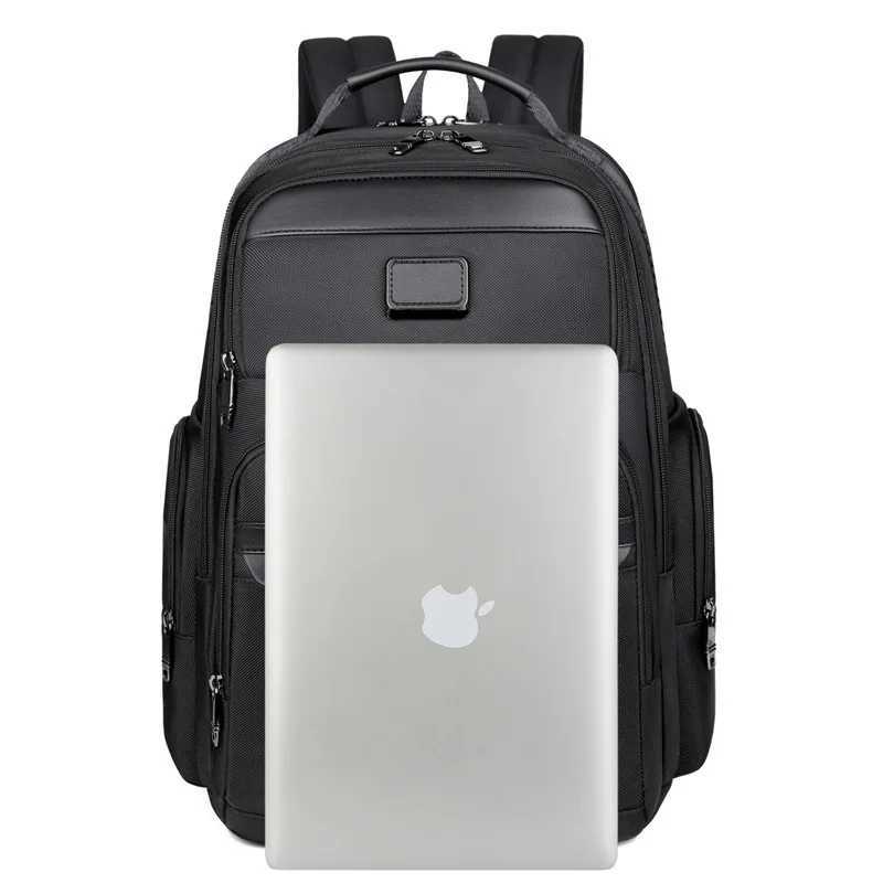 High Quality Design Mens Backpack Large Capacity 15.6 Computer Bagpack Travel Rucksack Unisex Shoulder Bag Student SchoolbagXJ241026