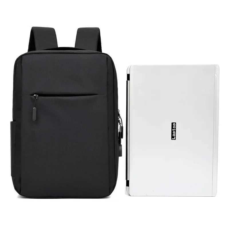Student schoolbag computer bag 15.5 inch usb casual charging business backpackXJ241026