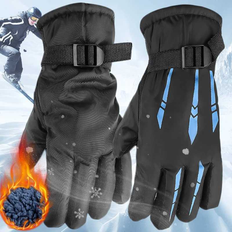 Winter Cycling Gs Mens Outdoor Waterproof Skiing Motorcycle Warm Thick Gloves Anti slip Gs Hot Sports Gs W241026