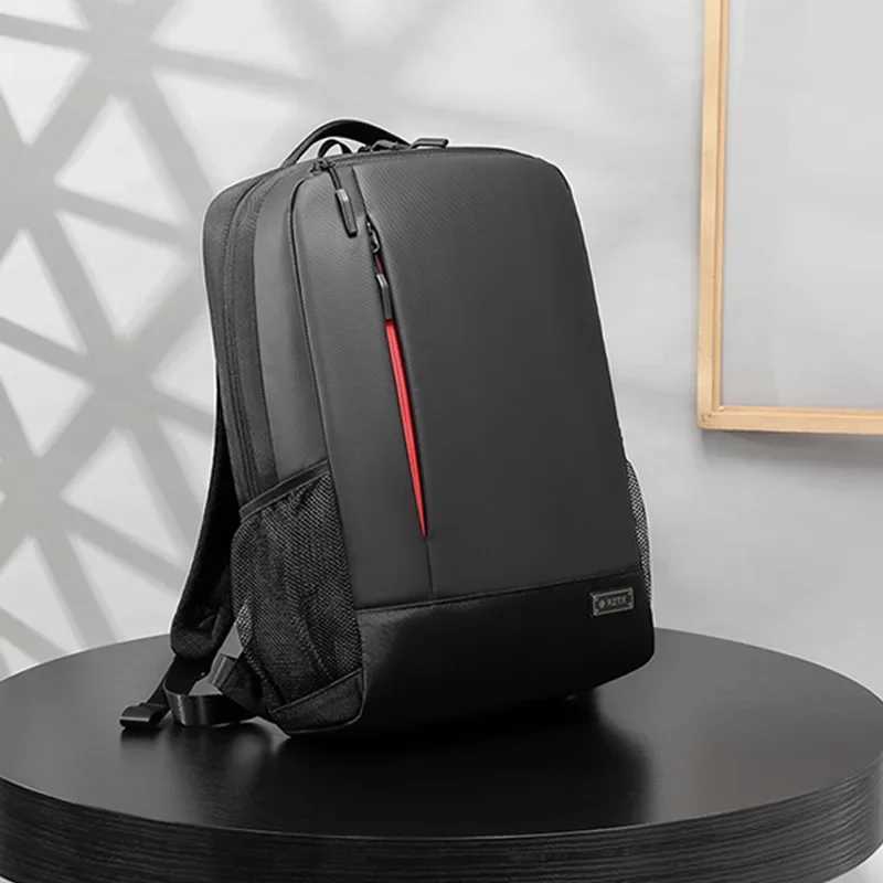 2024 New Business Backpack Men 15.6 inch School Laptop Backpacks Water Repellent Travel USB Charging Anti-theft Bag Male MochilaXJ241026