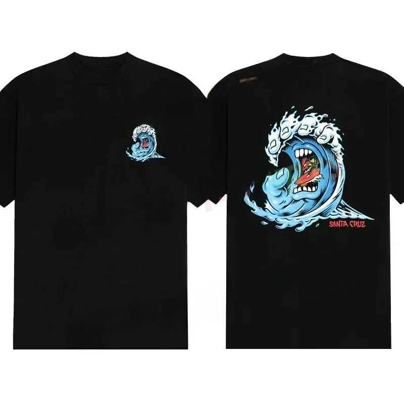2024 mens casual T-shirt Santas Roskopp Evo 2 T-shirt oversized sports top shorts Slves Cruz 100% cotton T-shirt S-3XL T W241026