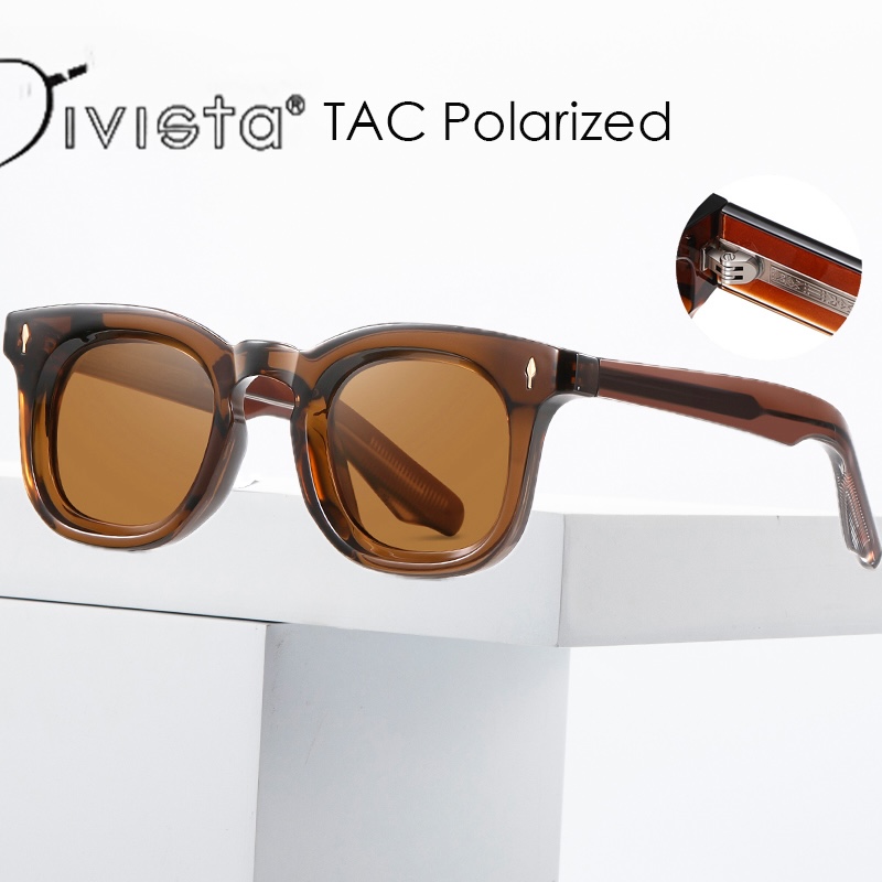Retro Polarized Sunglasses Men Women Sun Glasses Punk TR90 Vintage Clear Gradient Shades fashion Round Driving Fishing Summer trend classic Steampunk 