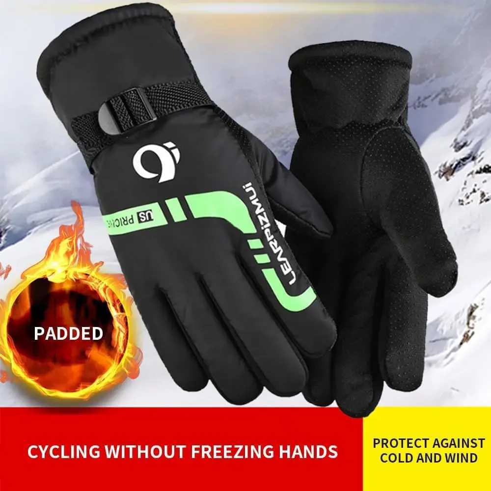 Winter Cycling Gs Mens Outdoor Waterproof Skiing Hiking Bike Warm Gloves Gs Neutral Hot Sports Gs W241026