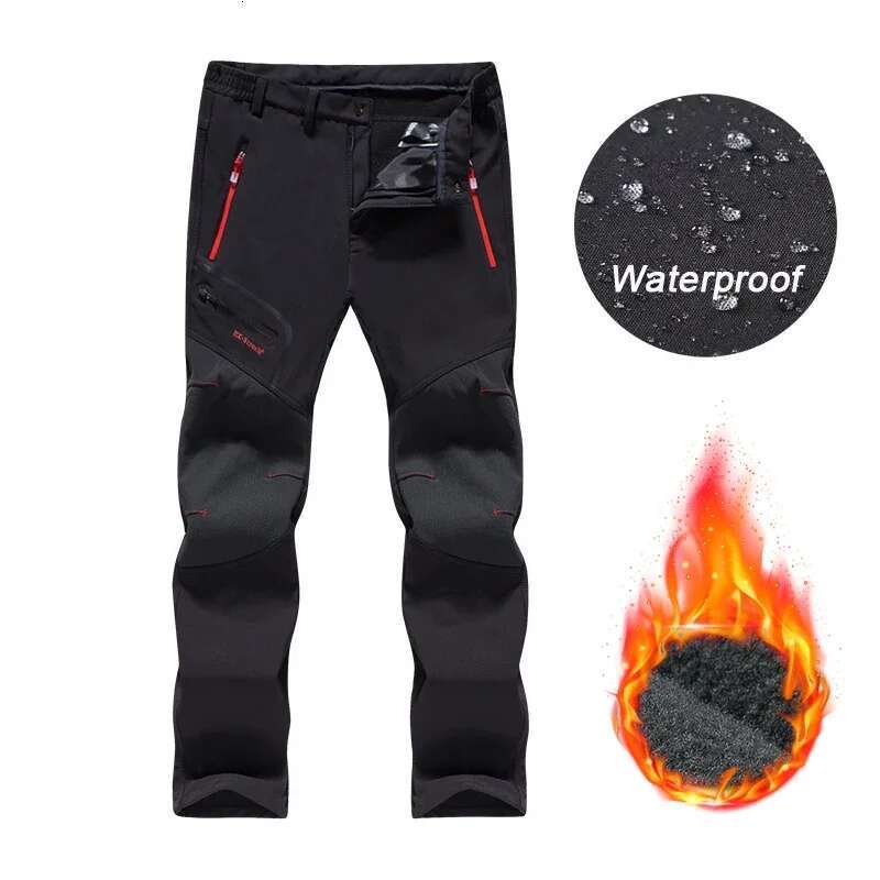 Winter Thicken Warm Men's Suit Waterproof Windproof Snow Fleece Jacket Pants Outdoor Snowboard Wear Set Ski Brands Overalls