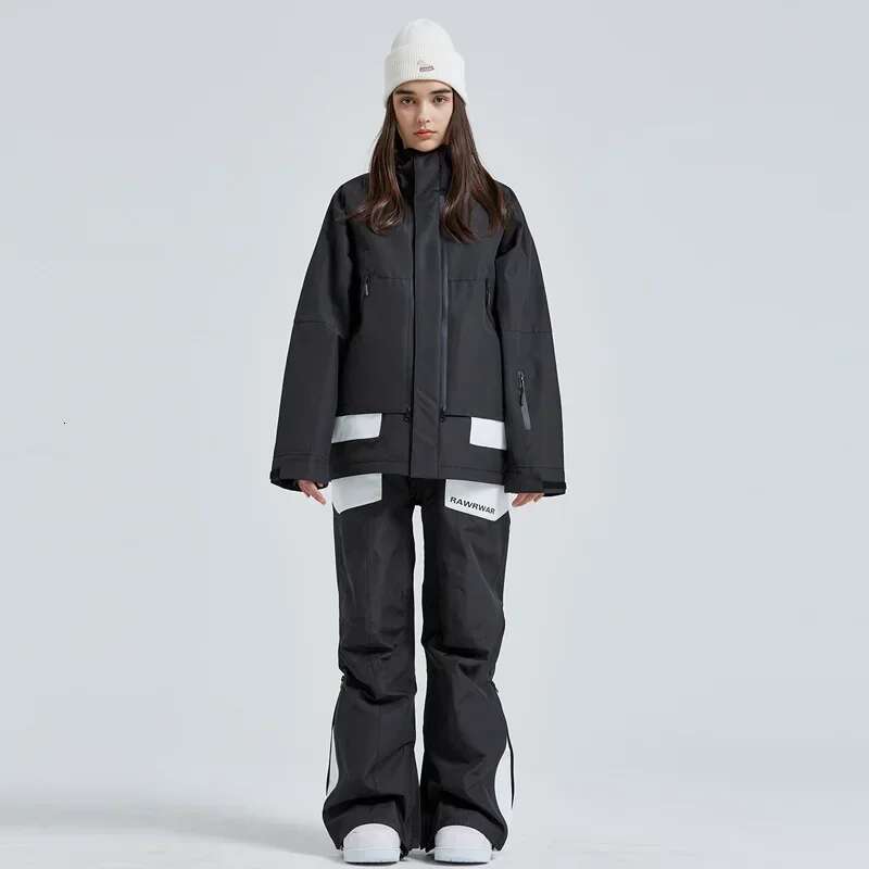 Adult Suites Winter Outdoor Snow Wear Sports Windproof Skiing Jumpsuit Waterproof Ski Clothes Warm Snowboard Pant Jacket Set