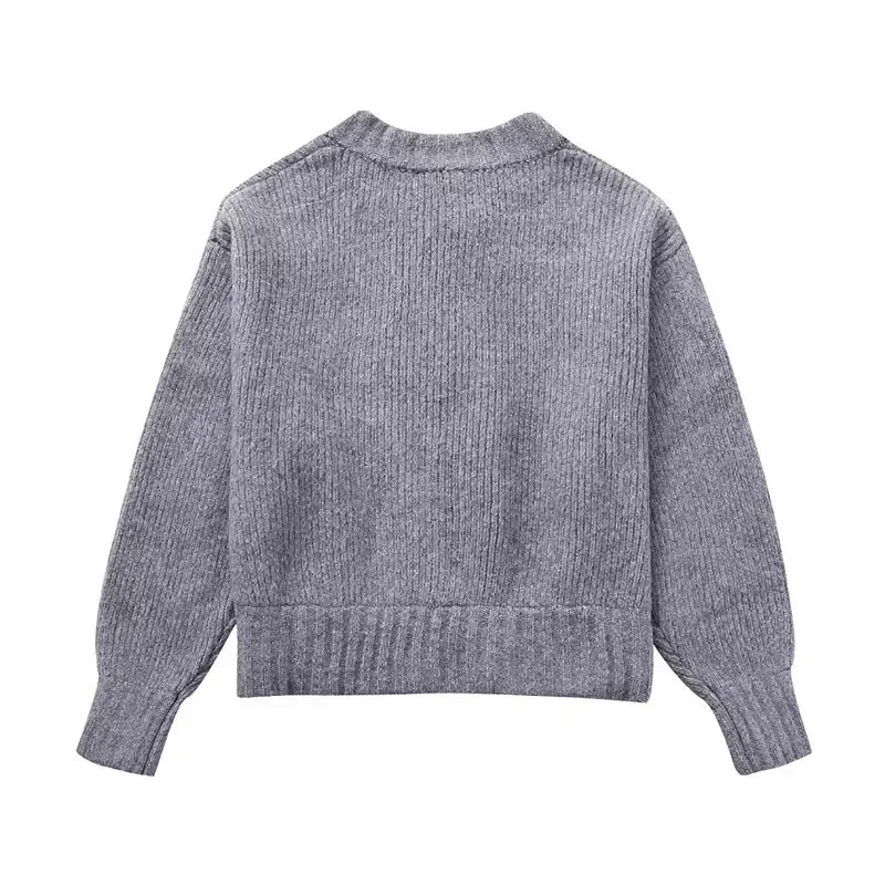 MSNOLOACamisola de malha feminina Cardigan Jaqueta Trots Casaco Malhas Casacos Outono Inverno Moda 2024 241025