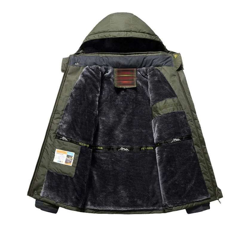 Winter Thicken Warm Men's Suit Waterproof Windproof Snow Fleece Jacket Pants Outdoor Snowboard Wear Set Ski Brands Overalls