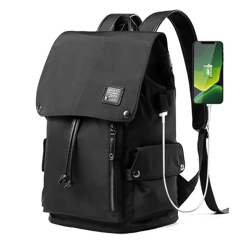 MOYYI Waterproof Backpack for Men Women Large 15.6 Laptop Backpack Fi Travel Commuter School Daypack for TeensXJ241026