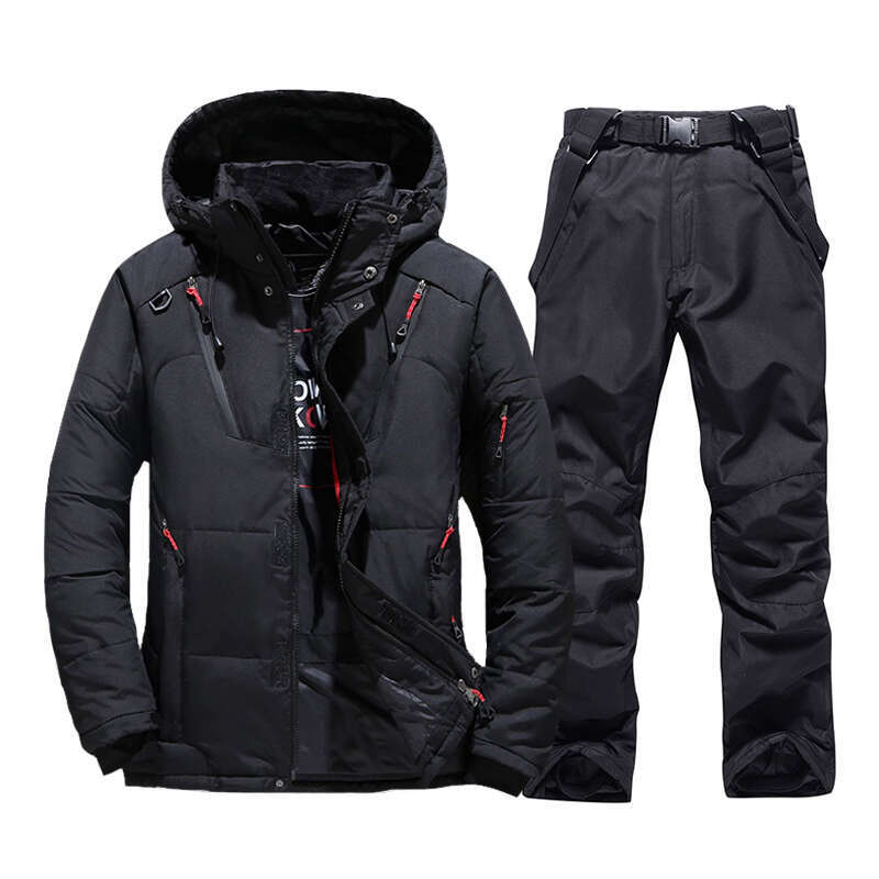 Men's Mountain Jacket Pants Windproof Snow Costume Outdoor Sports Snowboard Clothing Winter Warm Down Ski Suit Men