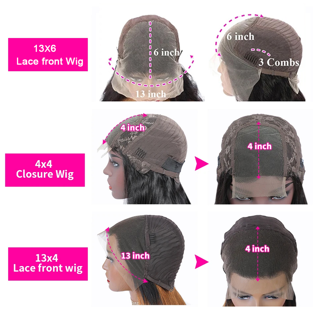 Glueless Kinky Straight Wigs Front Frontal Wig Hd Lace 13x6 Human Hair Sale