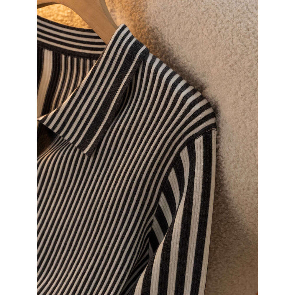 Women Striped Sweater 100% Merino Wool Cardigan Office Lady Cashmere Knitwear Shirt Spring Autumn Winter Female Clothing
