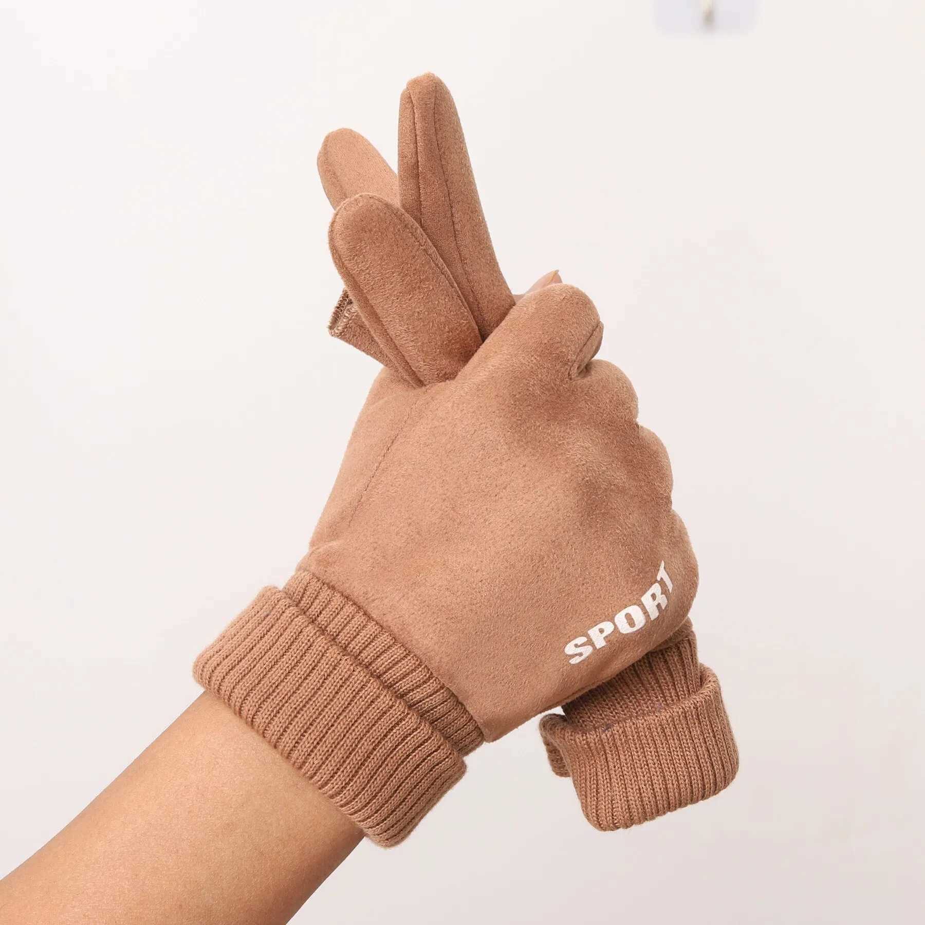 Winter Gs waterproof and windproof outdoor sports cycling touch screen suede insulation Gs unisex W241026