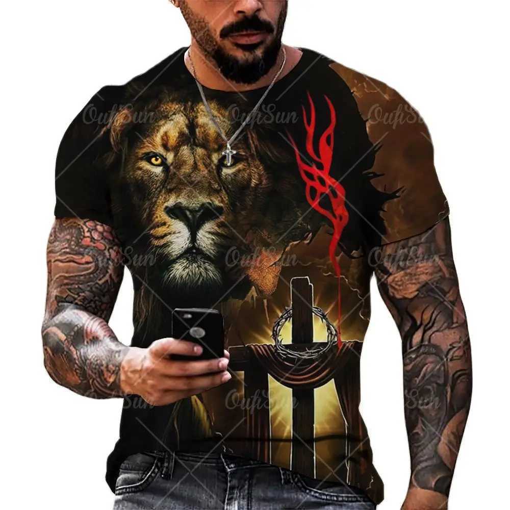 Christ Jesus Mens T-shirt 3D Printed T-shirt Fr Shipping Clothing Short Slip Shirt Retro Top Mens T-shirt W241026