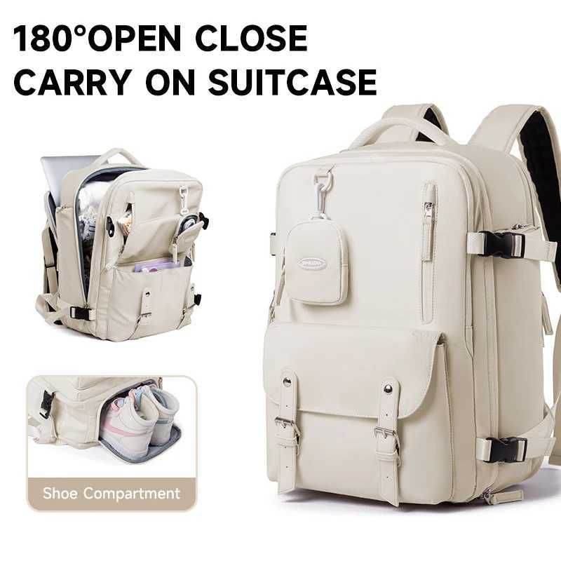 High Quality Travel Backpack Women Carry Lage Students Schoolbags Business Trip Unisex Fit 15.6inch Laptop Bag WaterproofXJ241026