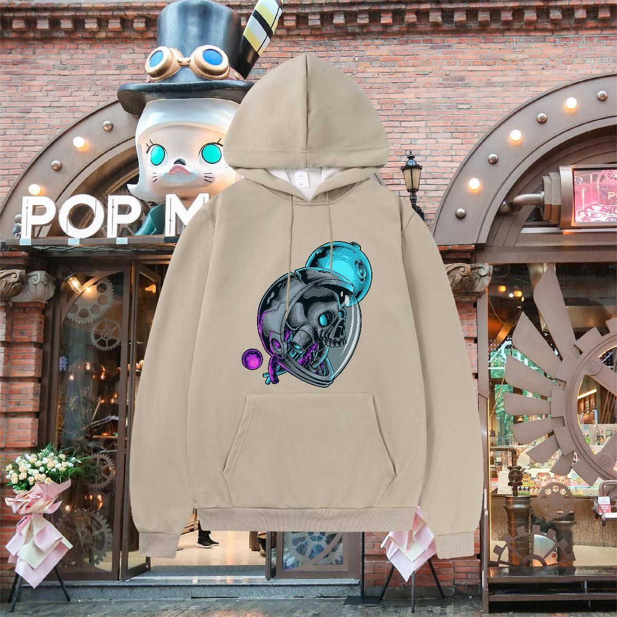 Fashion Man Hoodie Breathable Hooded Collar Brand Men's Hooded Sweatshirt Graphic Tops Pullover Hoodie Y2K 350g Cotton
