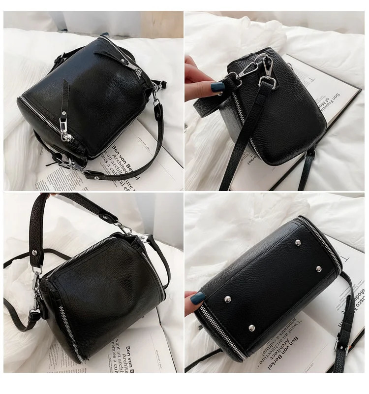 100% Genuine Leather Women Handbags Cowhide Women Shoulder bag Fashion Ladies Messenger Bags High Quality Female Tote bag 241025