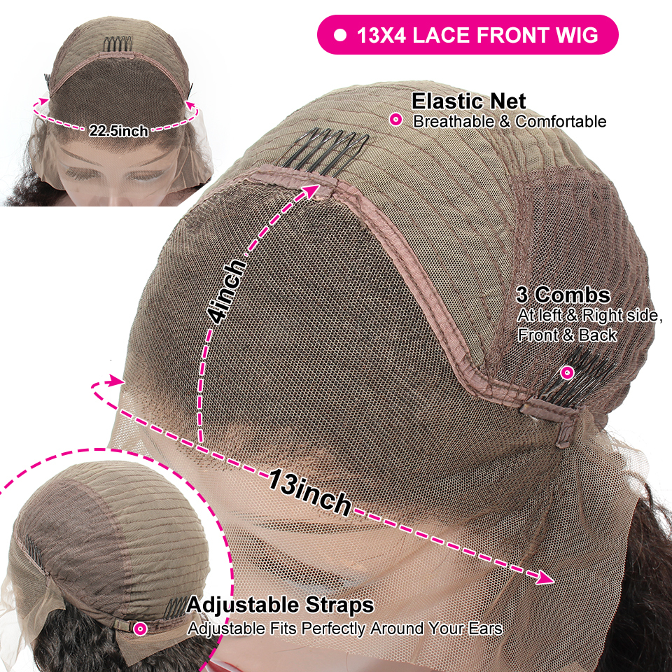 613 Blonde Front Human Hair Wigs 28 30 32 Inch Brazilian Remy 13x4 Honey Straight HD Transparent Lace Frontal Wig For Women
