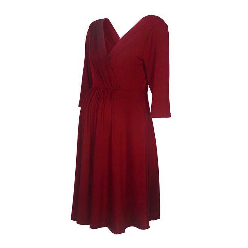 Summer nursing clothing for pregnant women fashionable nursing clothing for pregnant women dresses for pregnant women W241026