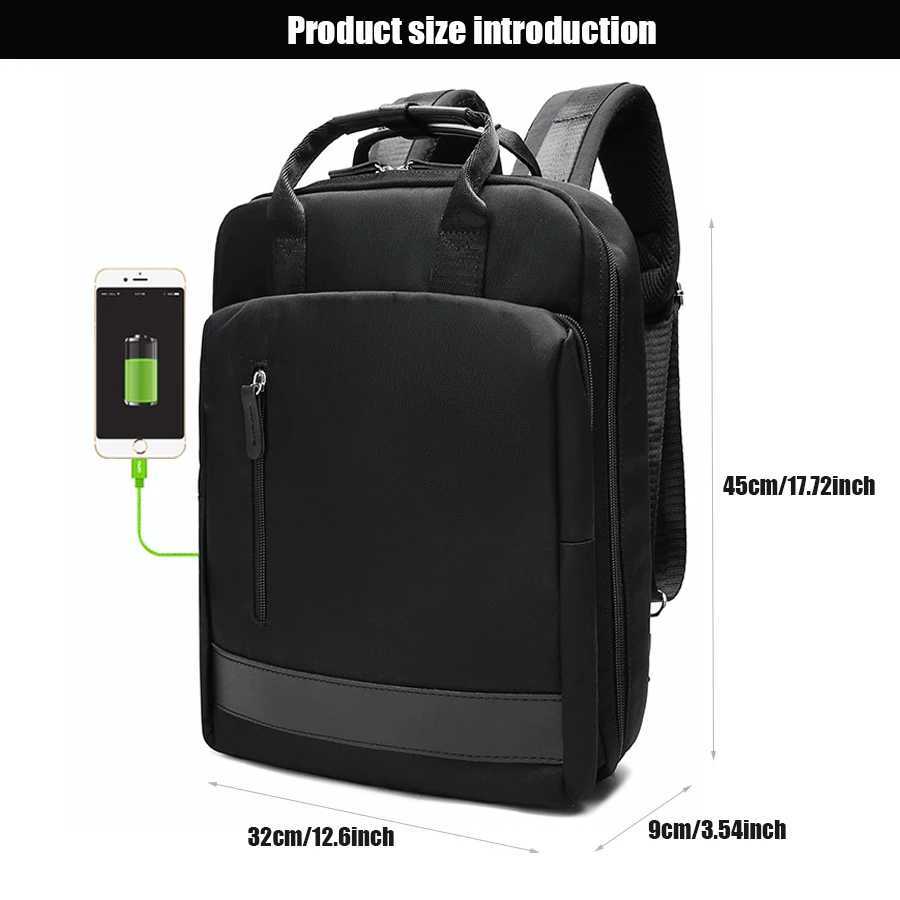 15.6 Inch Laptop Backpack For Women USB Charging Port Business Backpack For Wrok Travel College Bag For Men WomenXJ241026