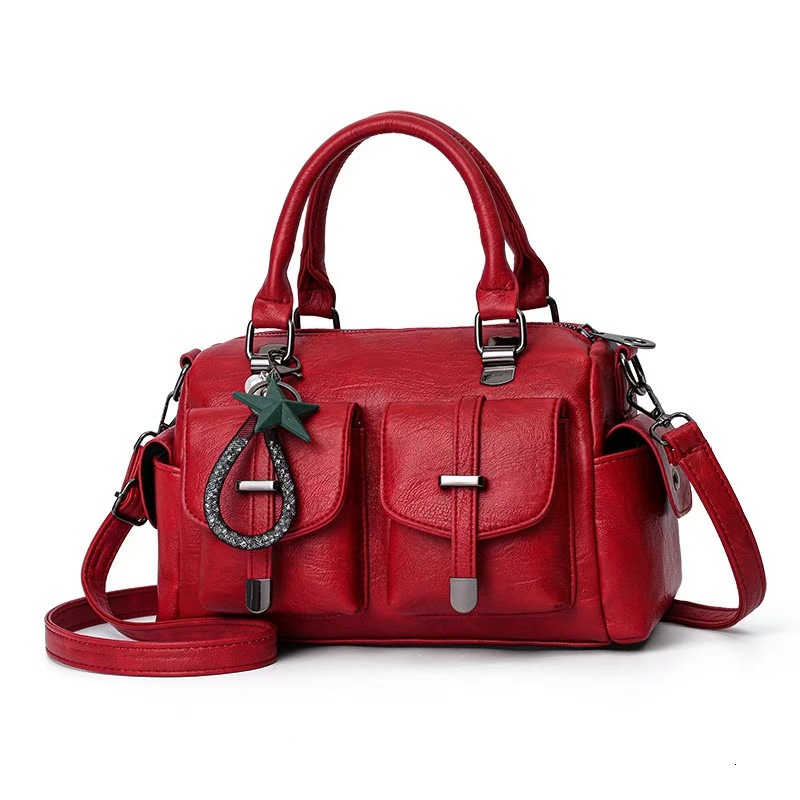 2024 Designer Trendy Fashion Elegant Soft Leather PU Women's Multi Functional Shoulder Bag Crossbody Bag Big Bag