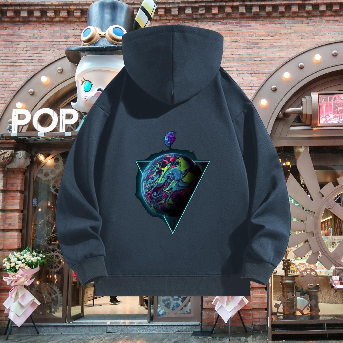 2024 Autumn Winter Men's Hooded Sweatshirt Long Sleeve Soft Popular Hoodie Pullover Oversized 3XL Tops Hoodie Y2K Cotton 350g