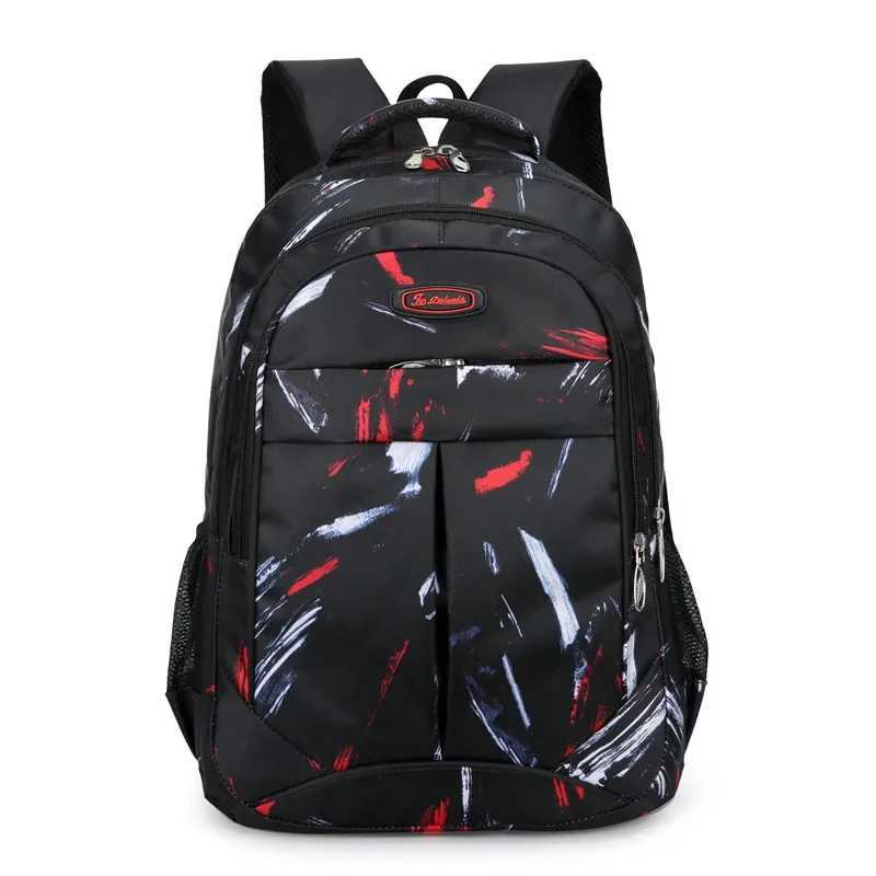 Boys Black Backpack Large Capacity Leisure Travel Bag College Student Bag Can Be Used As Laptop Bag SchoolbagXJ241026