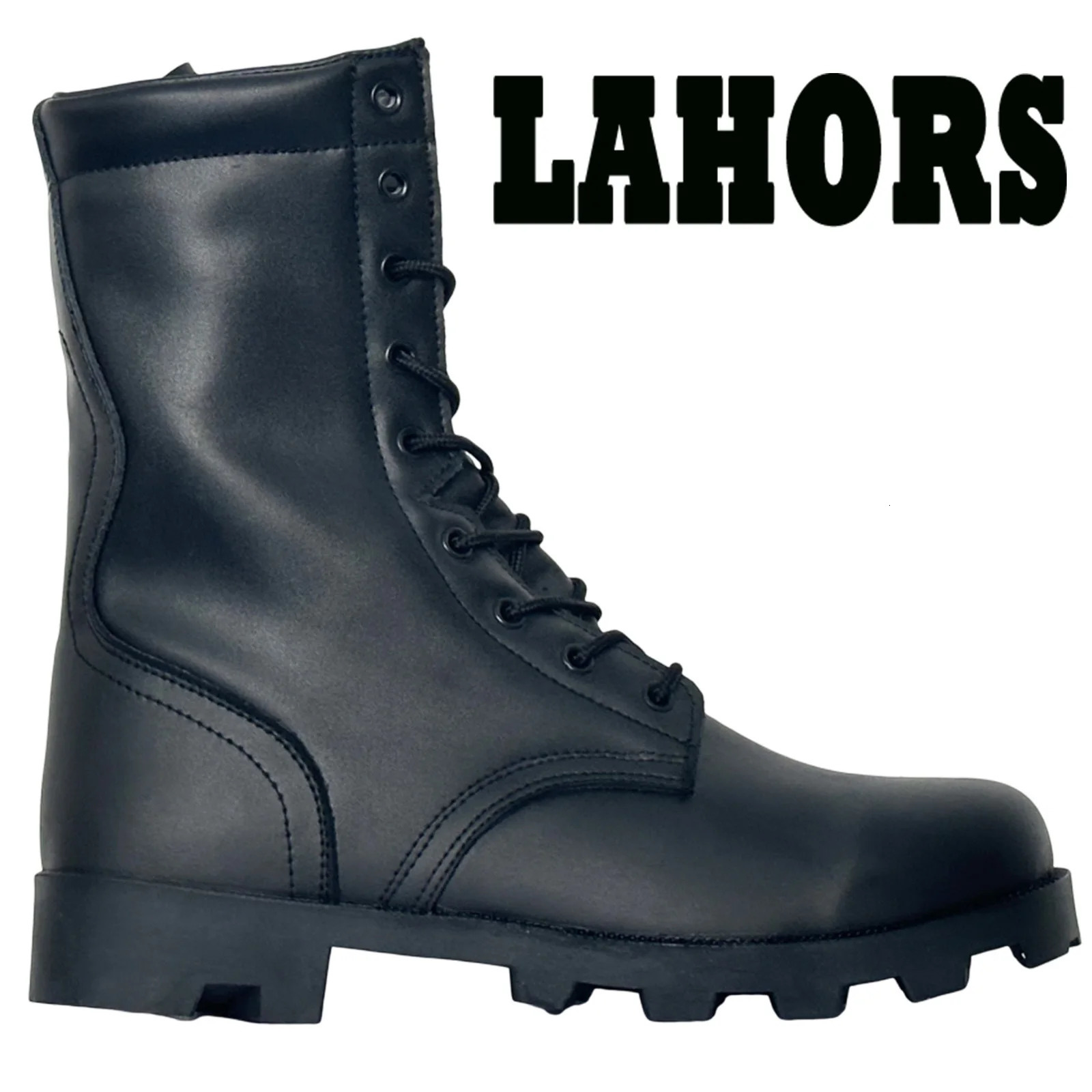 LAHORS original leather mens tactical boots sports hiking shoes outdoor Ankle desert combat boots work safety shoes Botas Hombre 241024