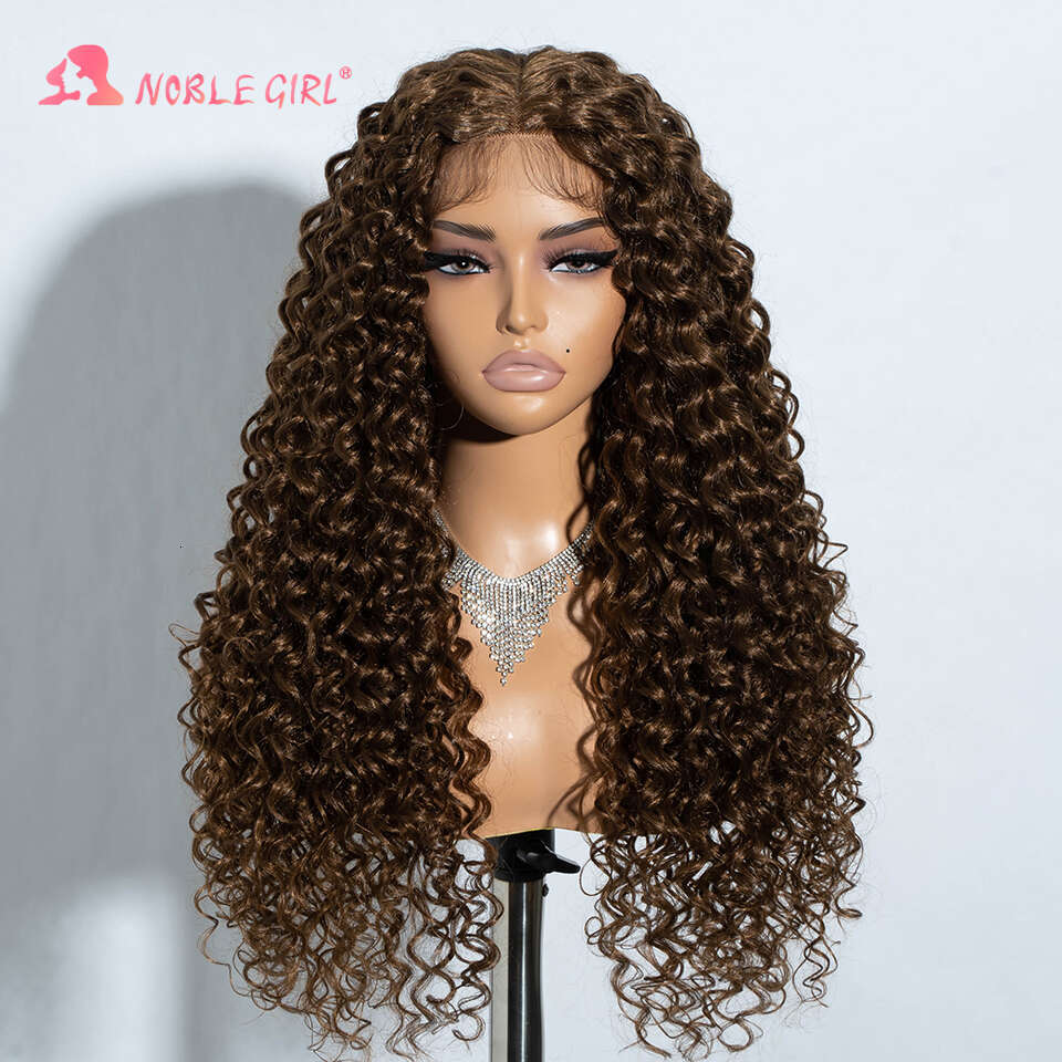 Synthetic 30 Inch Long Hair Afro Kinky Curly Wigs For Women Lace Front Wig