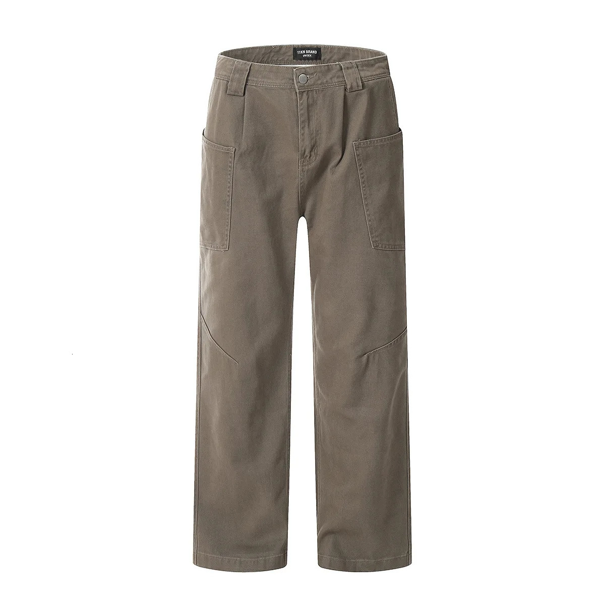 HOUZHOU Cargo Pants for Men Oversize Wide Leg Trousers Male Streetwear Hip Hop Casual Korean Japanese Pocket Safari Style 241021