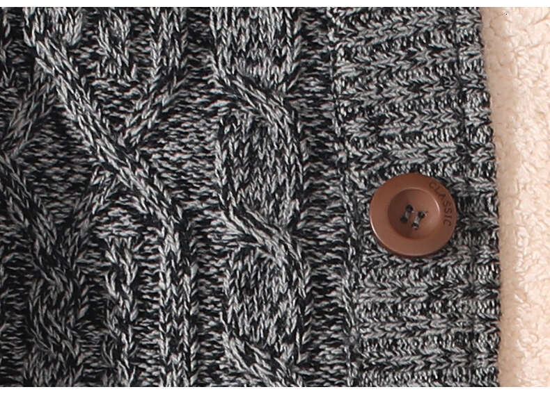 Cardigan Male Thicken Warm Wool Cashmere Winter Sweater Men Clothing Sweatercoat New Outwear Size 4Xl 5Xl 6Xl 7Xl