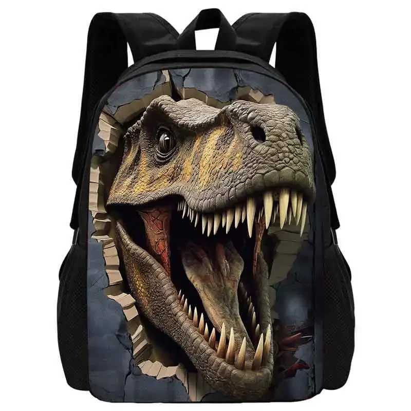 Boys Dinosaur Mochila Animal Prints School s Girls Large Capacity Children Backpack Best GiftXJ241026