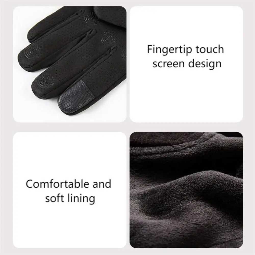 Waterproof Bike Gs Winter Touchscreen Bike Gs Outdoor Scooter Gs Windproof Riding Motorcycle Skiing Warm Bike Gs W241026