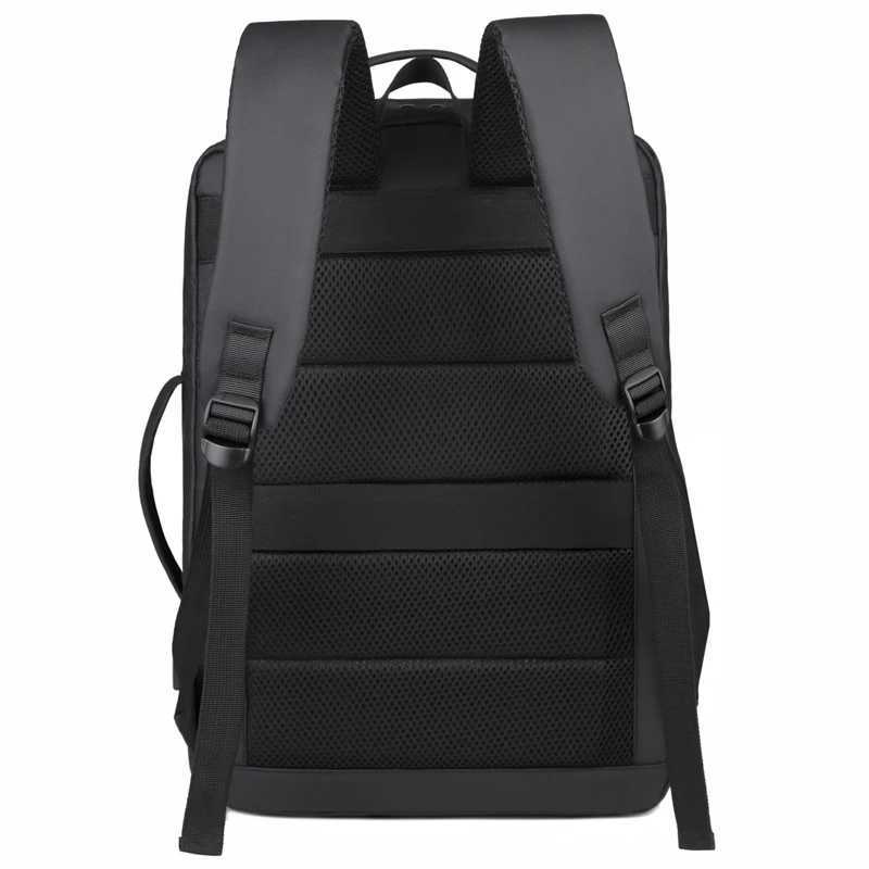Mens Backpack Black Travel Men Backpacks Bagpack Business Large Capacity School Back Pack Outdoor Bags USB ChargingXJ241026