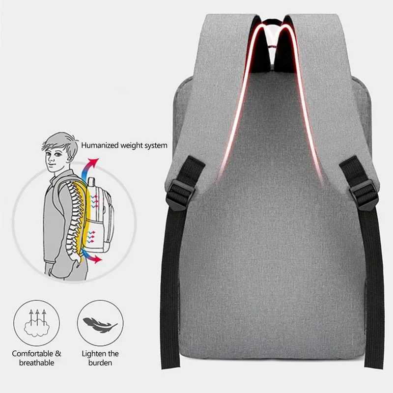 Waterproof Business Backpack Men USB School Backpacks 15.6 Inch Laptop Backpack Large Capacity Bagpacks For Men Back Pack BagsXJ241026