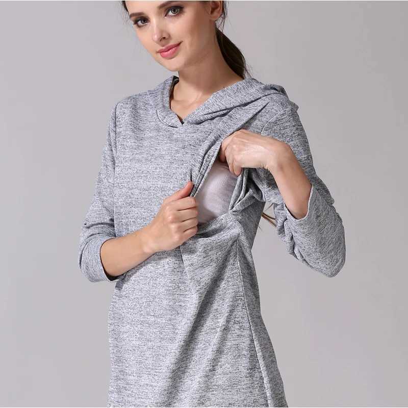 Emotion Moms long sleeved maternity clothing care clothing maternity clothing W241026