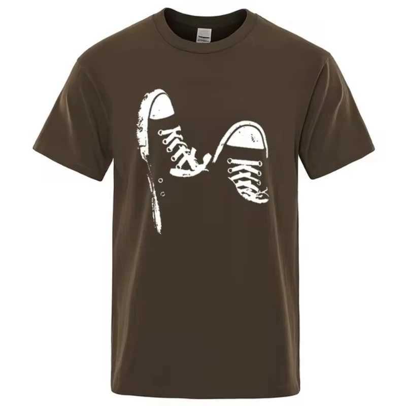 Hot selling casual short Slves ice skates mens shirt summer breathable O-neck oversized short Slves unisex W241026
