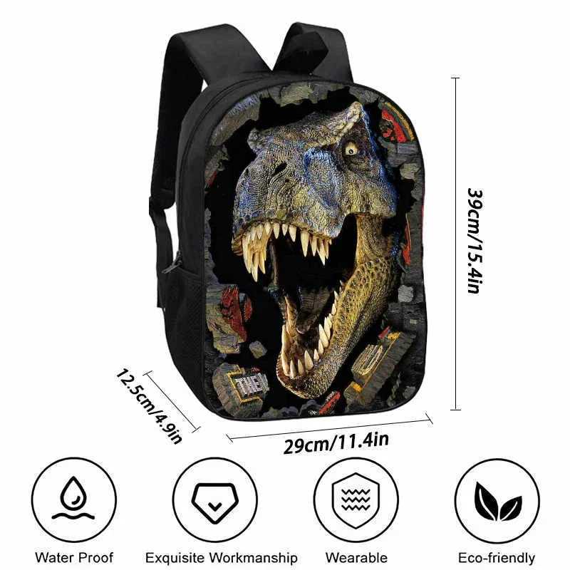 Boys Dinosaur Mochila Animal Prints School s Girls Large Capacity Children Backpack Best GiftXJ241026