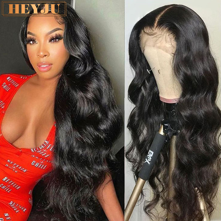 Brazilian Body Wave 13x4 13x6 Frontal 30 32Inch Front Human Hair Wigs For Women 4x4 5x5 Lace Closure Wig