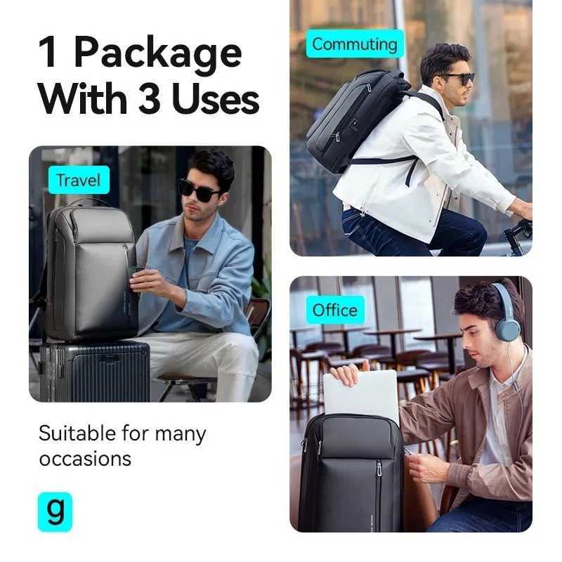 Mark Ryden Travel Backpack Mens Shoulder Laptop Bag Multifunctial Large Capacity Business Backpack with USB Charging PortXJ241026