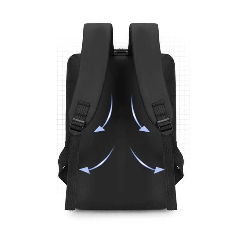 New Mens Backpack Business Computer Bag Waterproof Oxford College Student Backpack Usb Charging Men Travelling Bag Three PiecesXJ241026