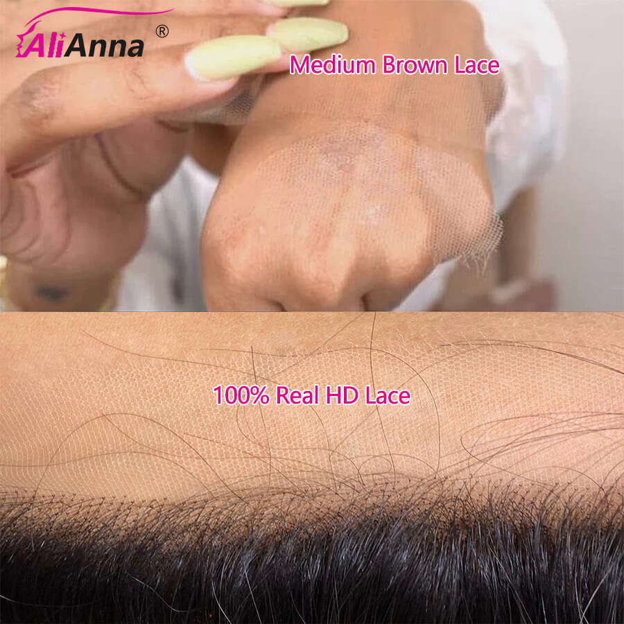 100% Real Closure 4X4 5X5 6X6 7X7 Straight Human Hair 13X6 HD Raw Vieamese 13X4 Frontal Lace Only
