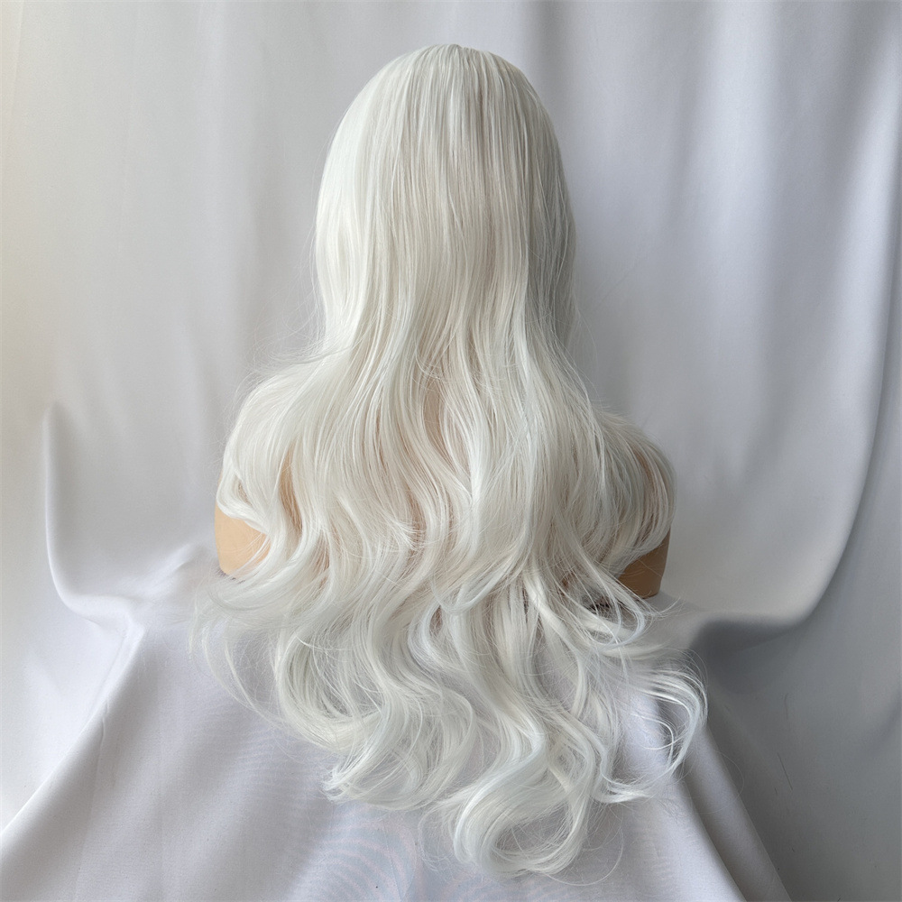 Hot selling wigs for women synthetic long curly hair, fluffy wavy curly hair fashionable wigs