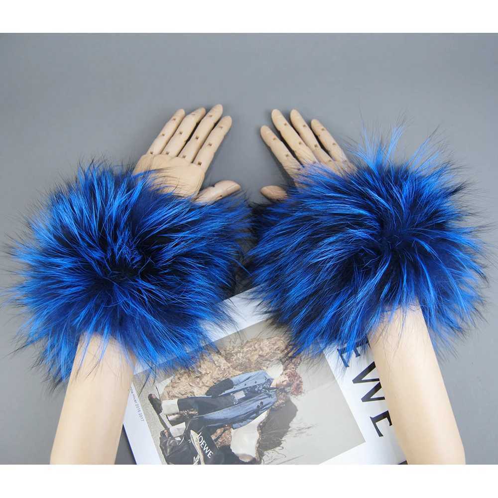 2024 new fur cuff arm heater La bracelet genuine fur wristband G high-quality fur cuff hot selling wristband heater W241026