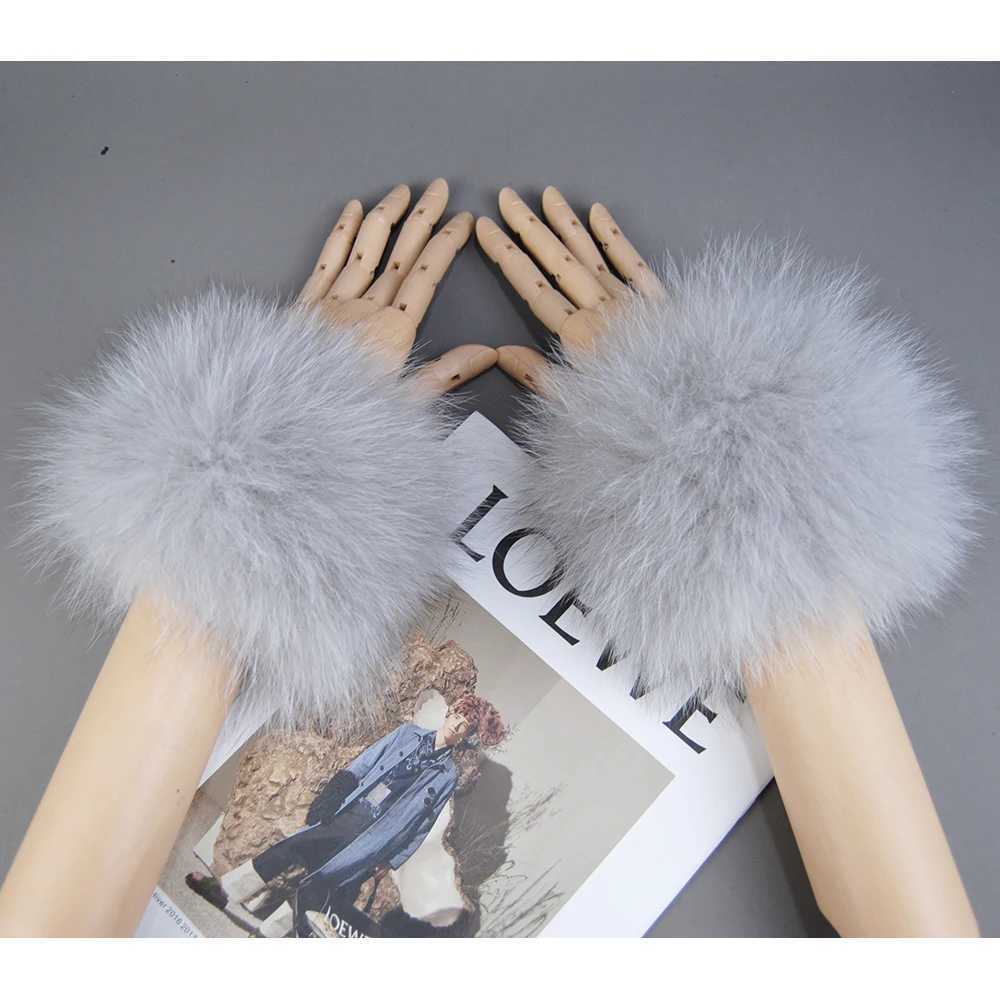 2024 new fur cuff arm heater La bracelet genuine fur wristband G high-quality fur cuff hot selling wristband heater W241026