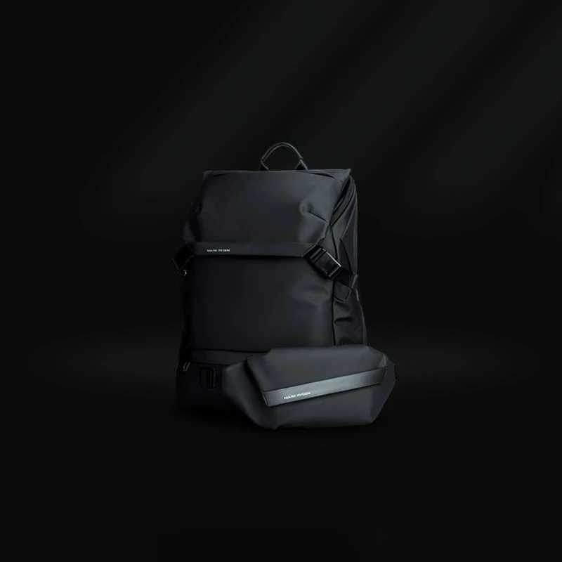 Detachable Backpack 15.6 Inch USB Charging Business Briefcase Shoulder Waist Bag for Man Waterproof Multi-Use Laptop BackpackXJ241026