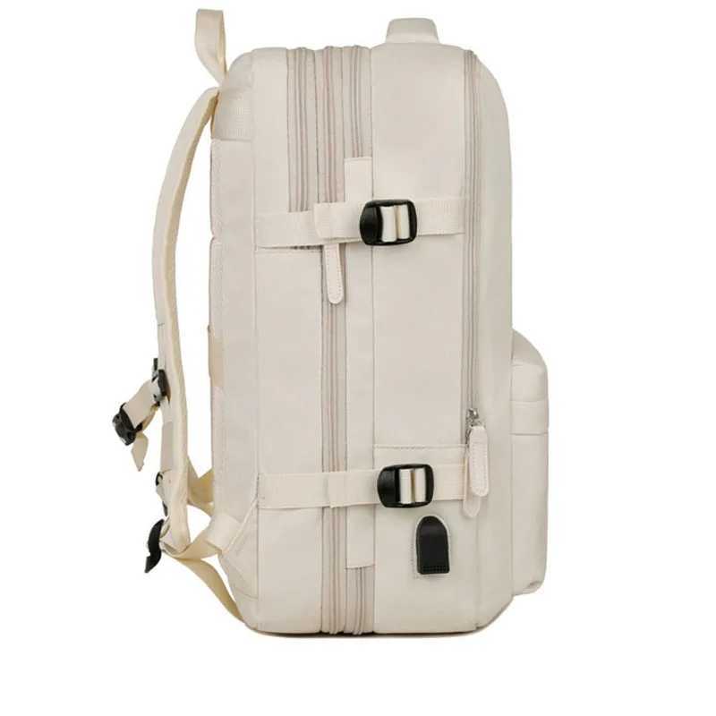Women And Mens Business Travel Backpack School Expandable USB Bag Large Capacity 16 Inch Laptop Waterproof Fashion DaypackXJ241026